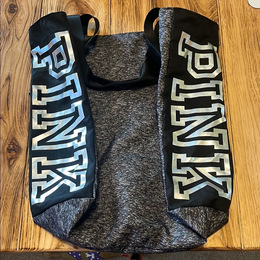 PINK Victoria's Secret Gray Tote Bag - Picture 5 of 6